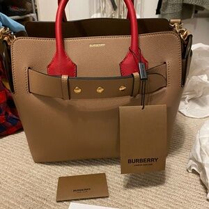 BURBERRY Small Leather Triple Stud Belt Bag